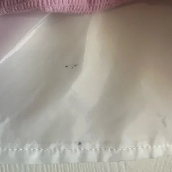 Rowdy Pups Club Pet Apperal  Pink Dog Dress w/ Collar & Ruffles Size XS - Picture 6 of 7